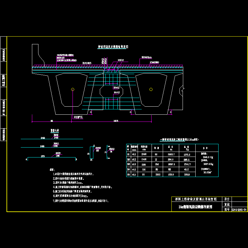 25m箱梁现浇层钢筋布置图.dwg