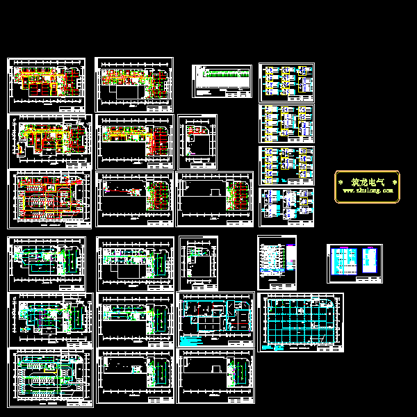 12层办公楼电气CAD施工图纸(火灾自动报警系统) - 1