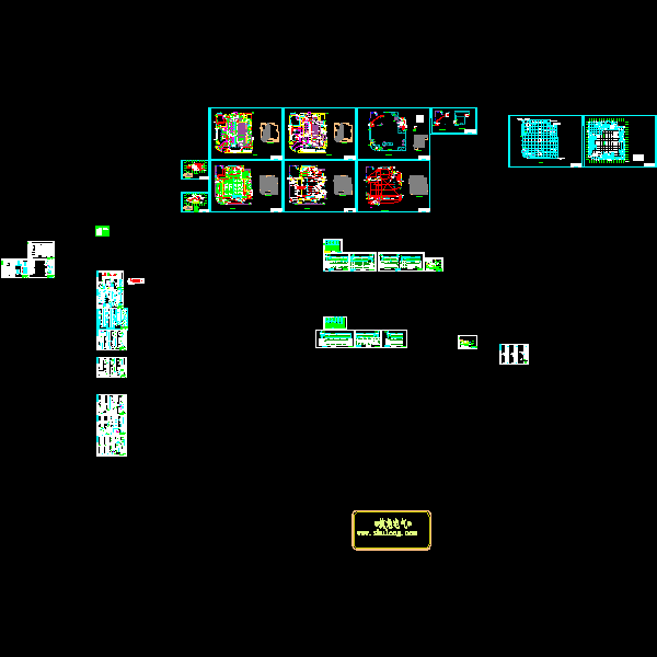5层大型商业广场电气CAD施工图纸（商业、超市及其配套设施） - 1