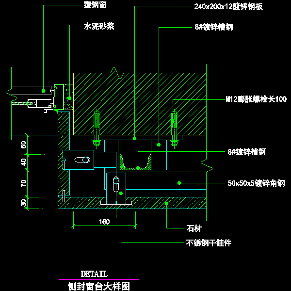 侧封窗台大样图.dwg