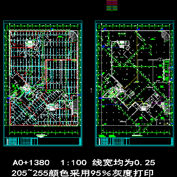 住宅地下室给排水CAD施工图纸 - 1