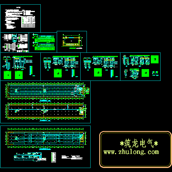 一类防火地下车库电气CAD施工图纸(火灾自动报警系统)(TN-S) - 1