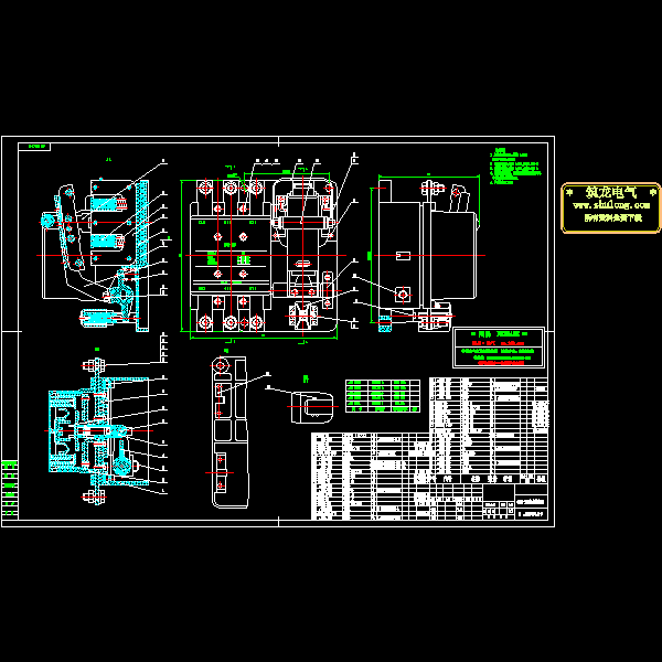 cjt1-150交流接触器总装图.dwg