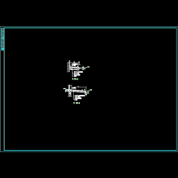 散水作法详细设计CAD图纸 - 1