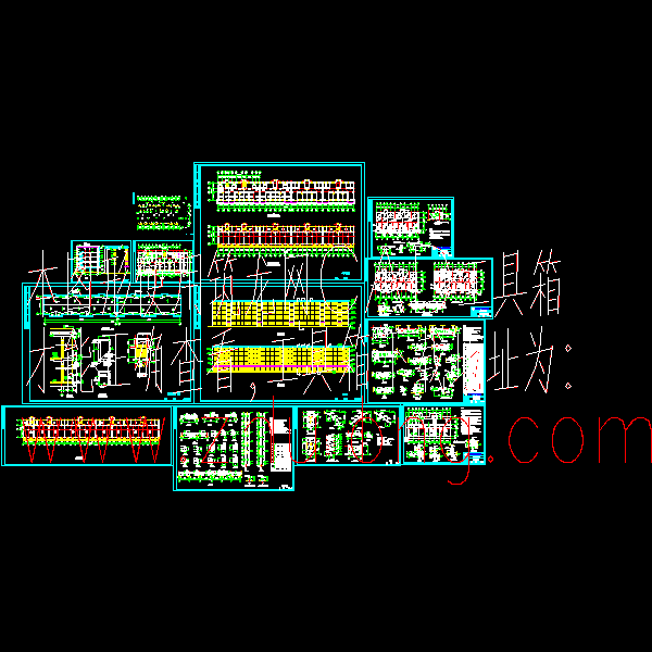 5层砖混住宅楼建筑结构CAD施工方案图纸 - 1