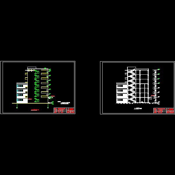 侧立面图、剖面图 2号.dwg