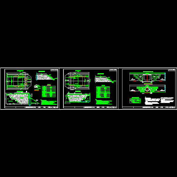 桥涵路基过渡段处理设计CAD图纸 - 1