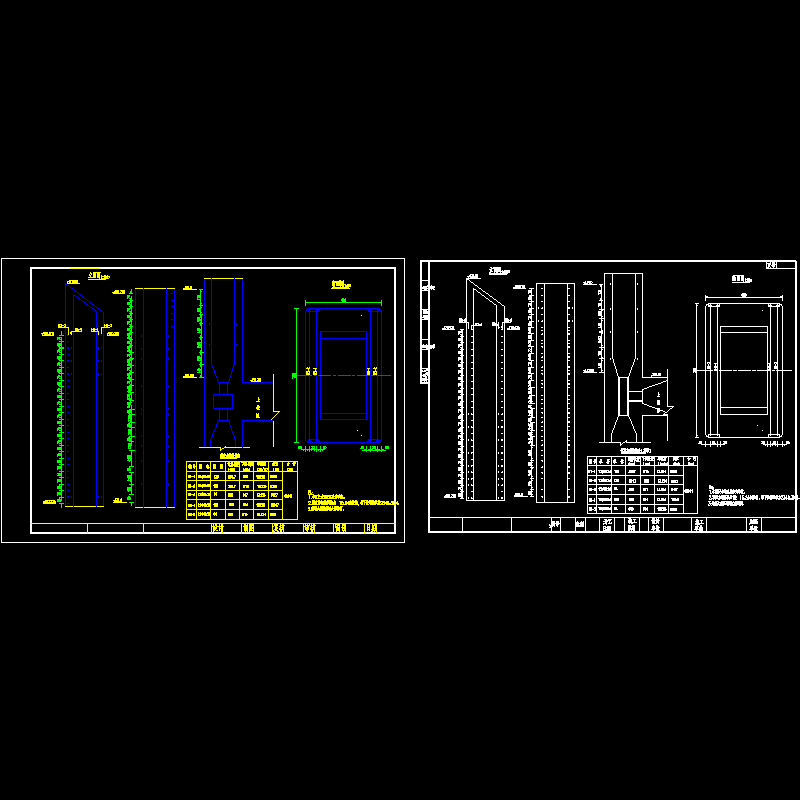 ssiv-ii-49(定稿)南塔塔身锚固段预应力钢筋布置图（二）.dwg