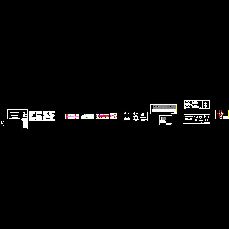 道路改造设计CAD大样图 - 1