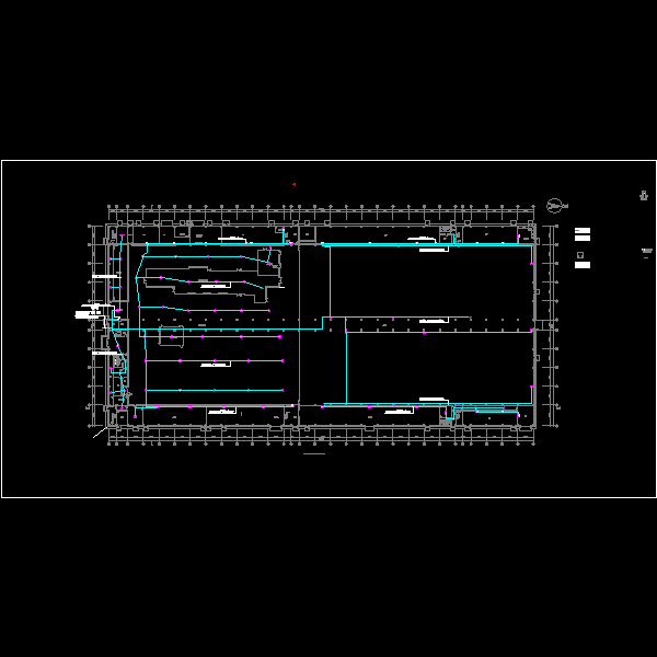 厂房智能化弱电系统电气CAD施工图纸 - 3