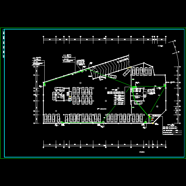 办公楼强电设计CAD施工图纸 - 3