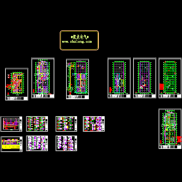 14层20万平知名集团数据中心强电施工CAD大样图（知名设计院） - 1