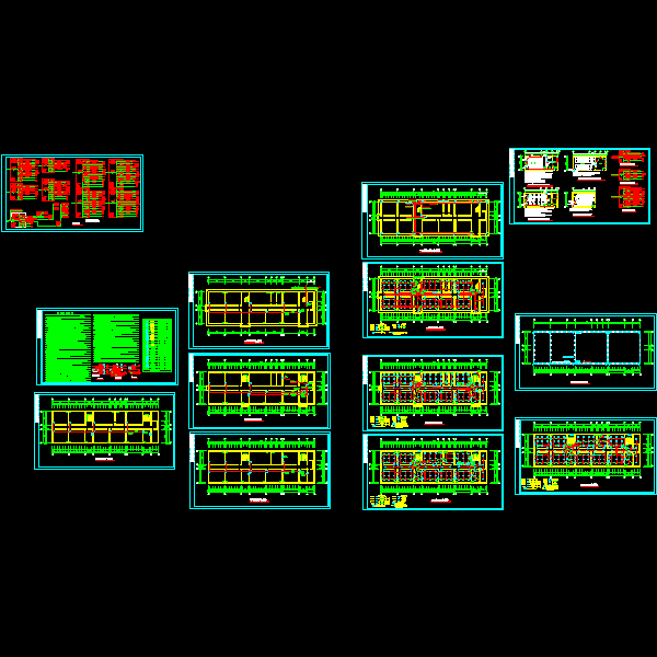 教学楼CAD图纸(dwg) - 1