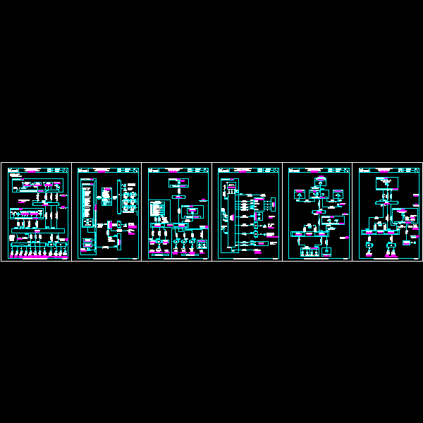 船舶主机遥控电气设计系统CAD图纸 - 1