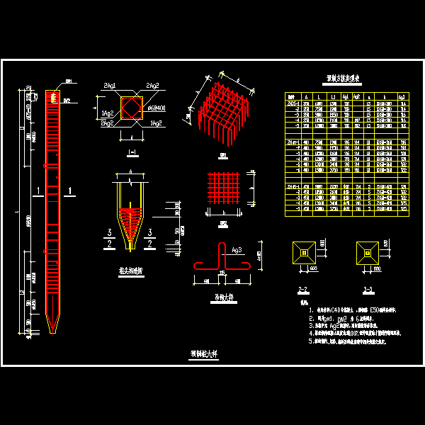 201.预制桩大样结构图.dwg