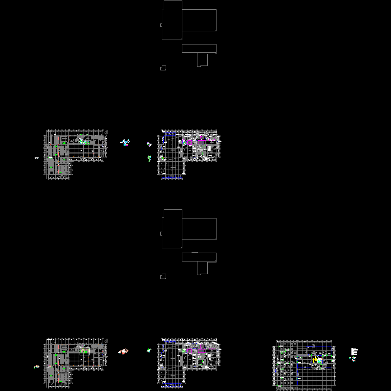 屋面水箱及卫生间大样施工图纸CAD - 1