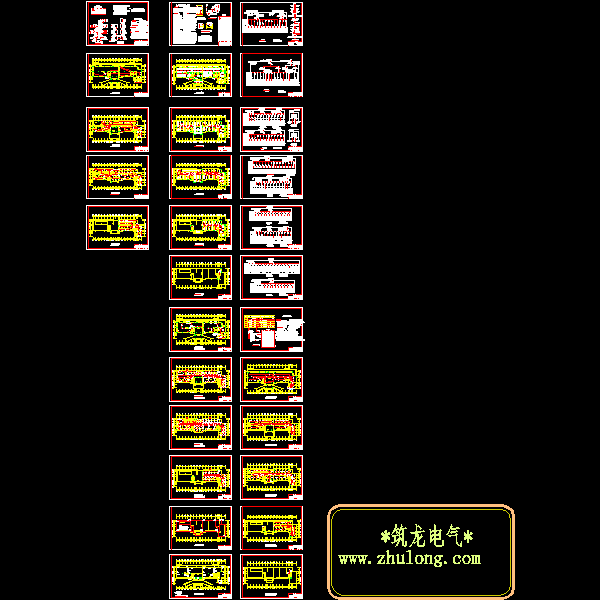 5层公司综合楼电气CAD施工图纸(火灾自动报警系统) - 1