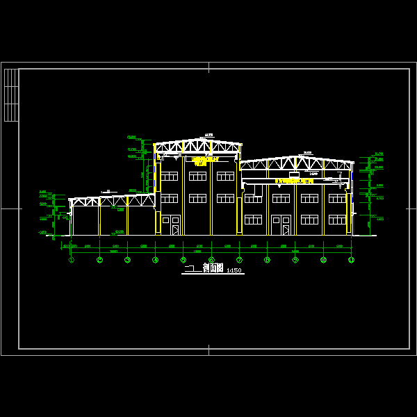 耐火企业厂房设计方案(CAD平面图) - 4