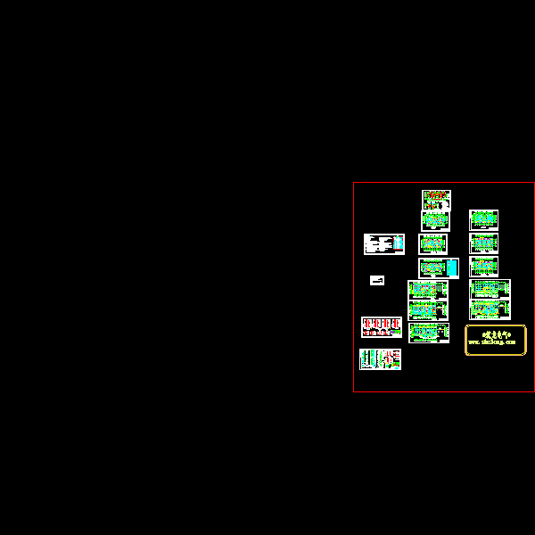 二类高层住宅楼电气CAD施工图纸() - 1