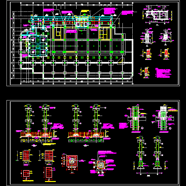 基础加固处理节点构造详细设计CAD图纸 - 1