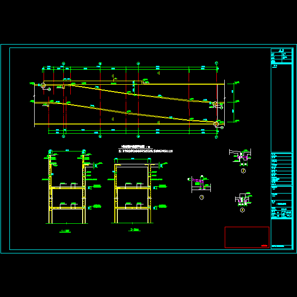 活动中心人防结构设计CAD施工图纸 - 3