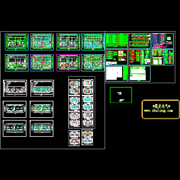 28层公寓楼电气CAD施工图纸(火灾自动报警系统) - 1