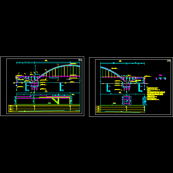 大桥工程设计CAD图纸(预应力钢筋) - 2