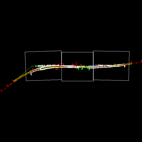 高速公路设计CAD图纸(标准横断面图) - 2