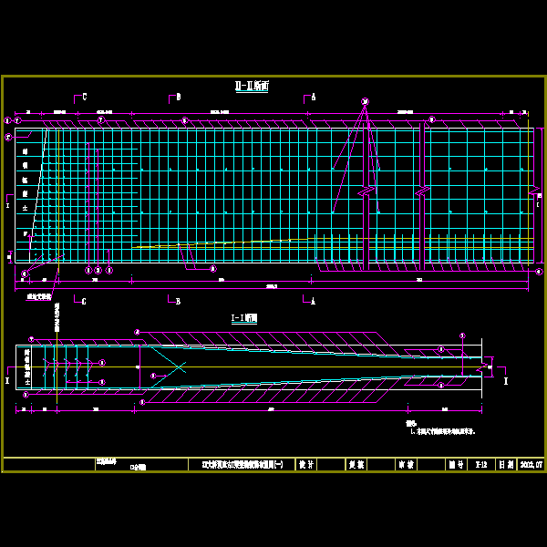 大桥设计CAD图纸及计算资料(钢筋构造图) - 2