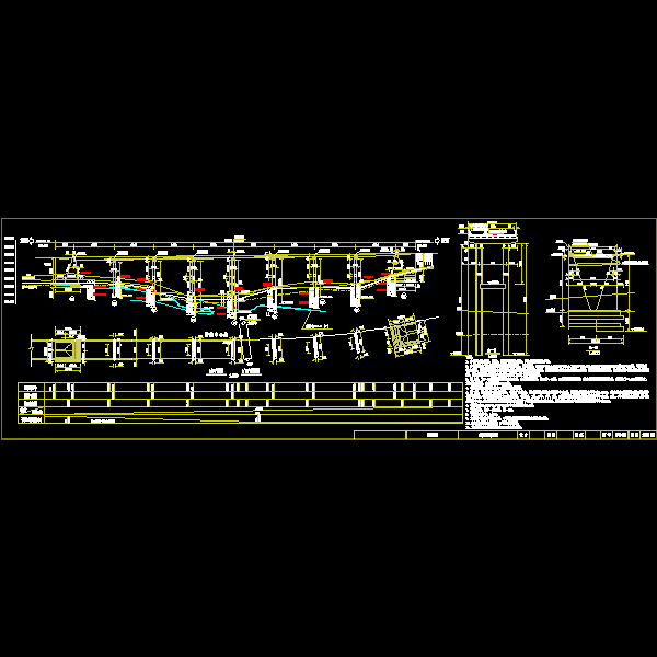 大桥设计CAD图纸及计算资料(钢筋构造图) - 4