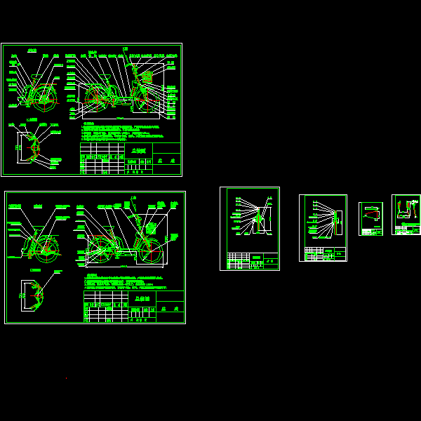 自行车CAD设计施工图纸 - 1