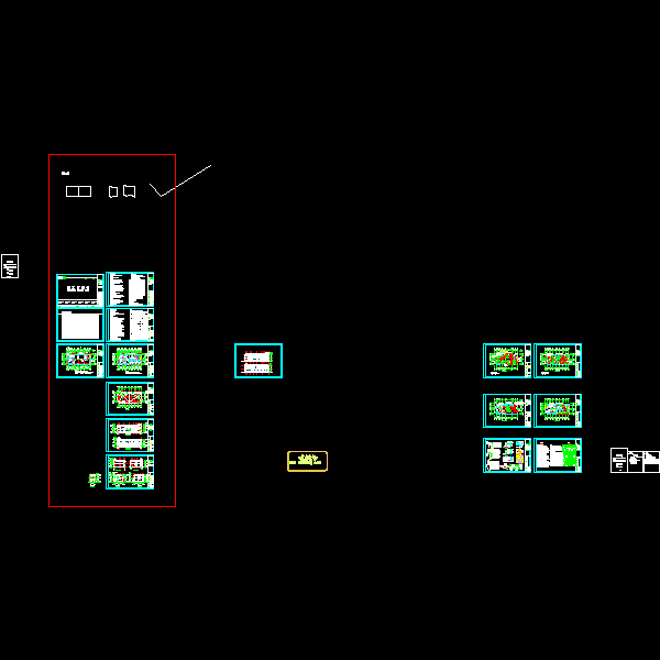2层职工宿舍楼电气CAD施工图纸（建筑及结构等）(防雷接地系统)(TN-C-S) - 1