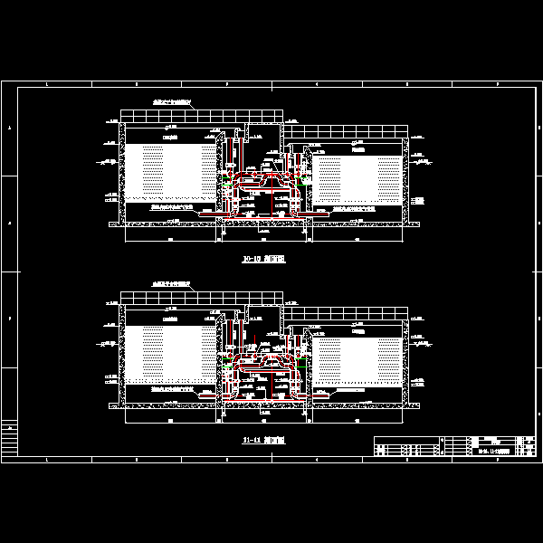 天钢滤池10-10、11-11剖面图.dwg