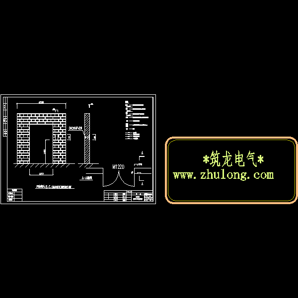 4层别墅区智能化系统电气CAD施工图纸 - 2