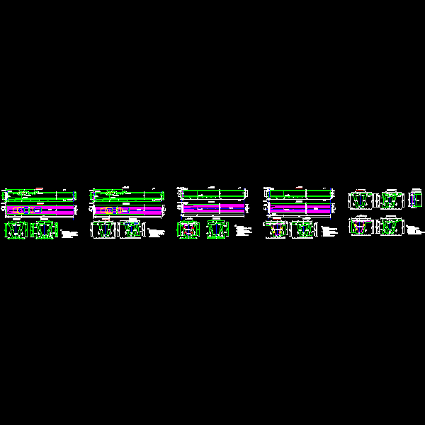 2007年40m组合箱梁CAD施工方案图纸设计(横梁钢筋构造) - 2