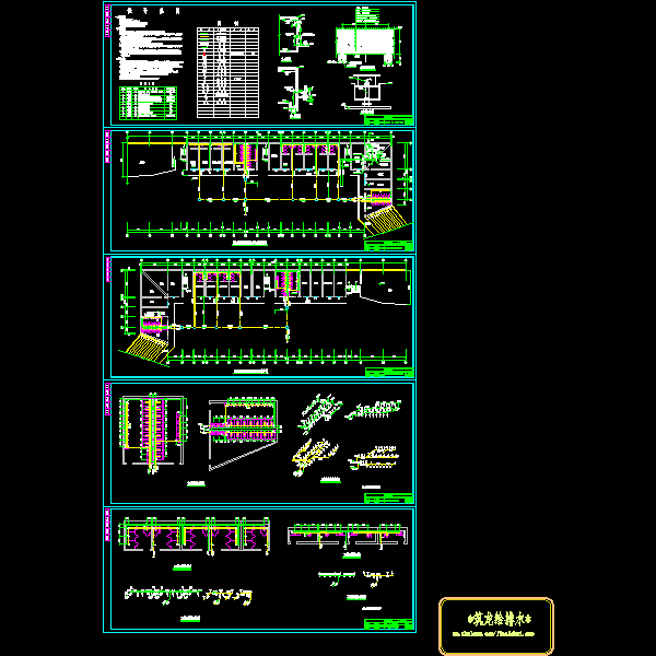 体育场给排水CAD施工方案图纸 - 2