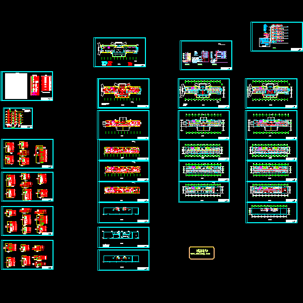 医院门诊楼强弱电CAD施工图纸28张 - 1