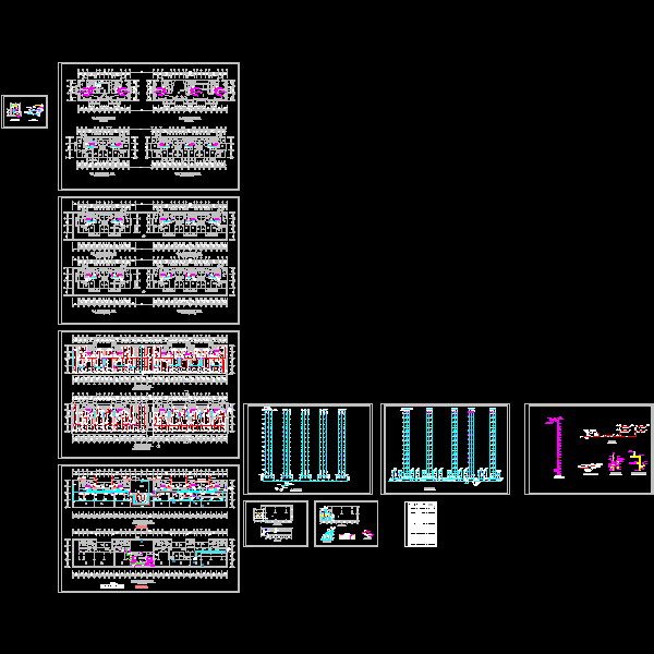 一类高层住宅消防CAD施工方案图纸 - 1