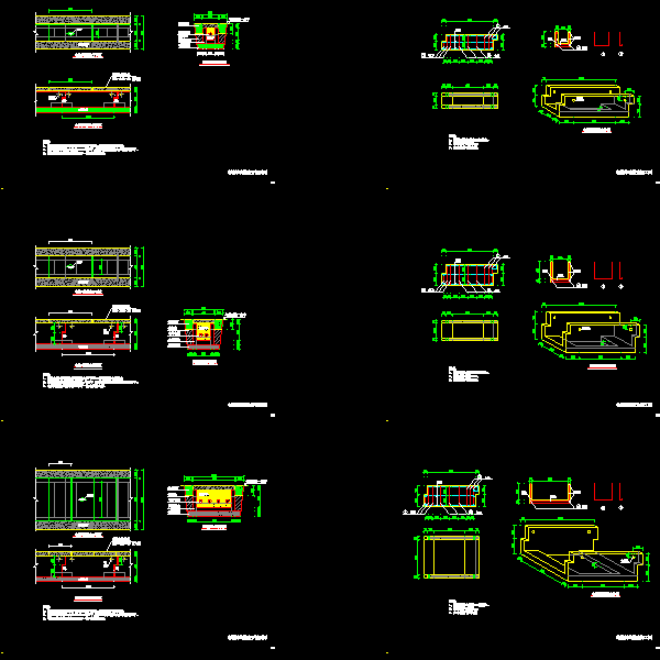 槽盒平面、剖面图.dwg