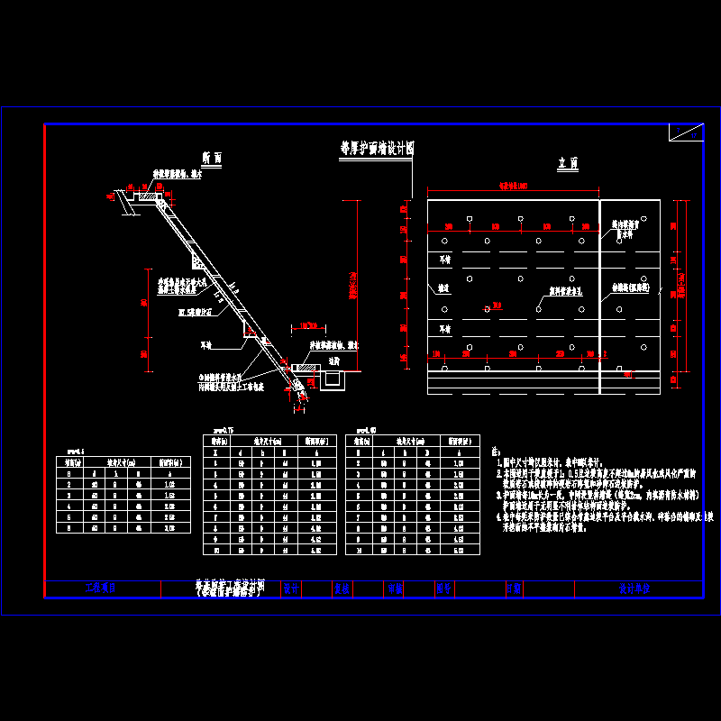 等截面浆砌片石护面墙r14.dwg