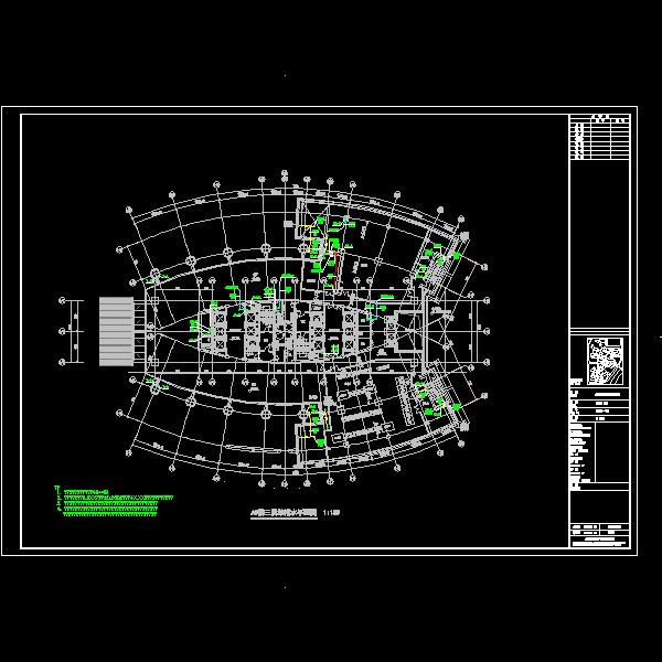 超高层商务办公楼给排水CAD施工方案图纸(自动喷水灭火系统) - 5