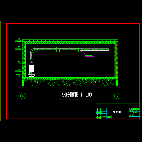 冷冻库房剖面图.dwg