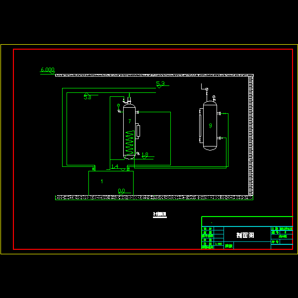 制冷机房剖面图.dwg