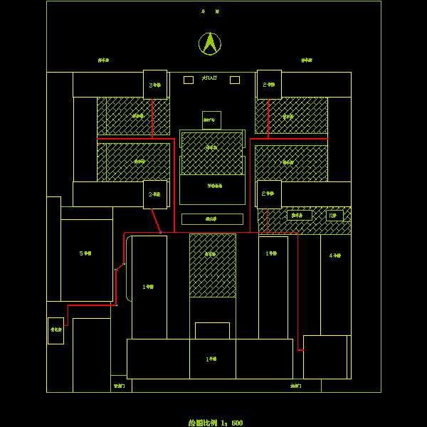 市府大楼整体平面图配电.dwg