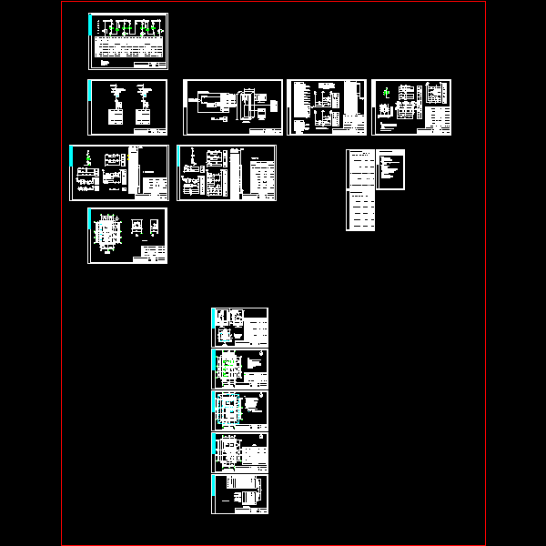 建筑物高压配电室电气施工CAD图纸(二次接线图) - 1