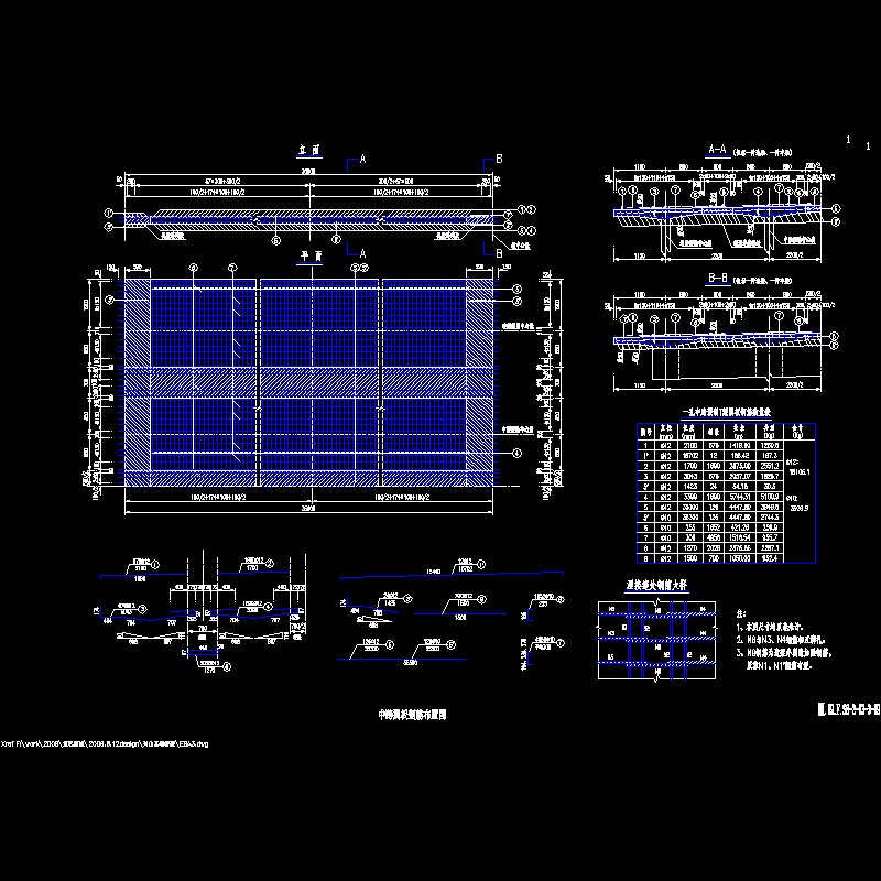 19-中跨翼板钢筋布置图.dwg