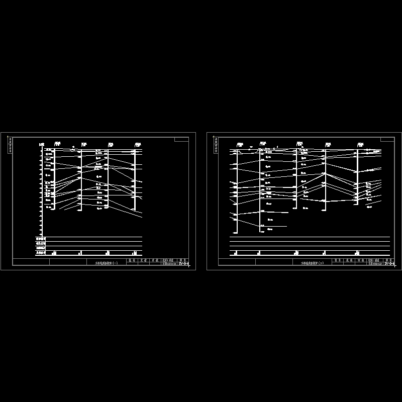 458045m连续箱梁工程地质纵断面节点CAD详图纸设计 - 1