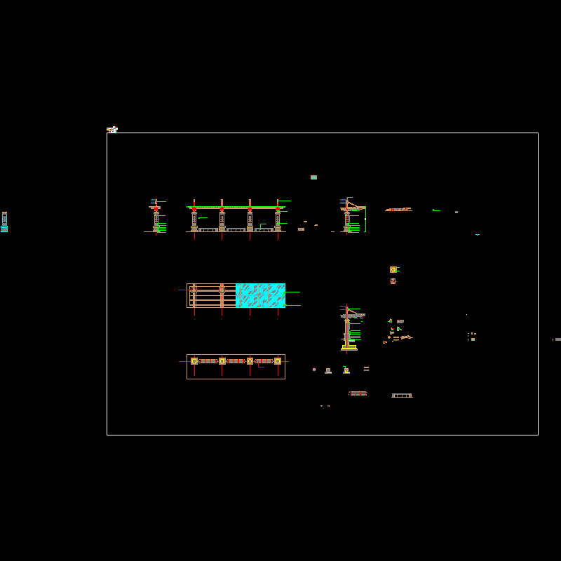 ldxx1~xx1.5高端单边廊架.dwg