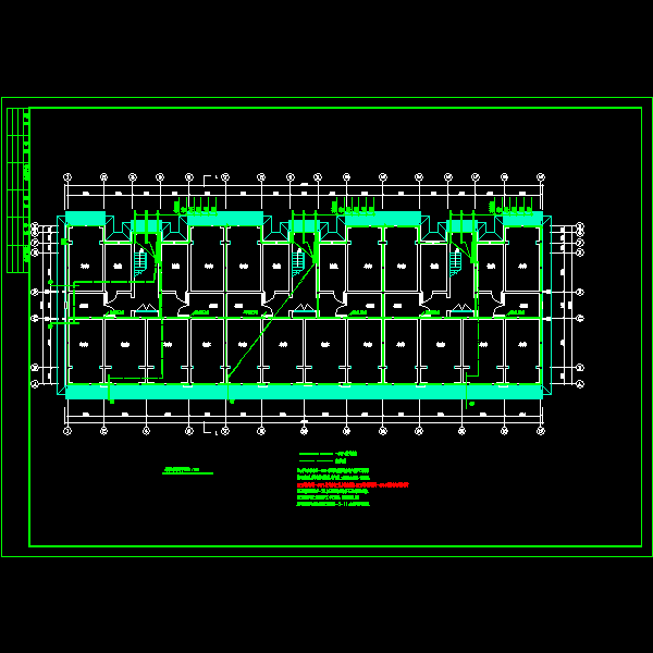 6层住宅楼电气CAD施工图纸(砖混结构) - 4
