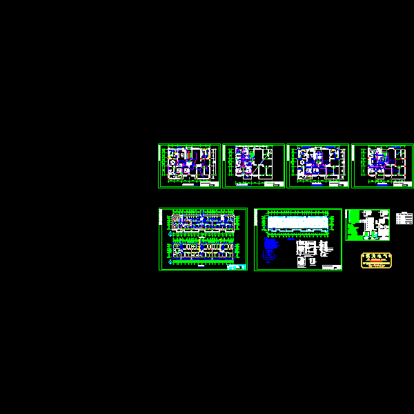多层住宅楼电气CAD施工图纸 - 1